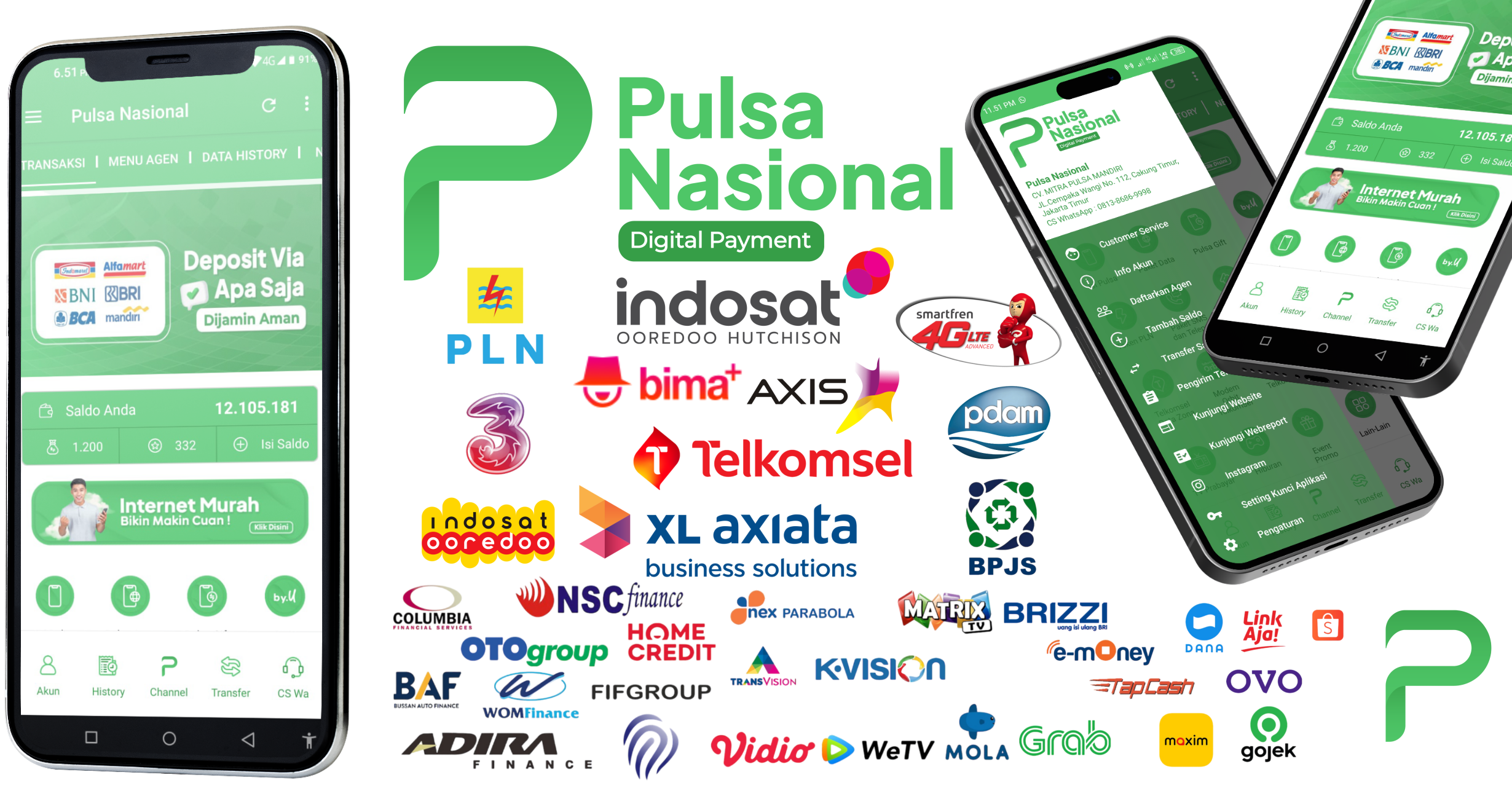 cara transaksi pulsa nasional